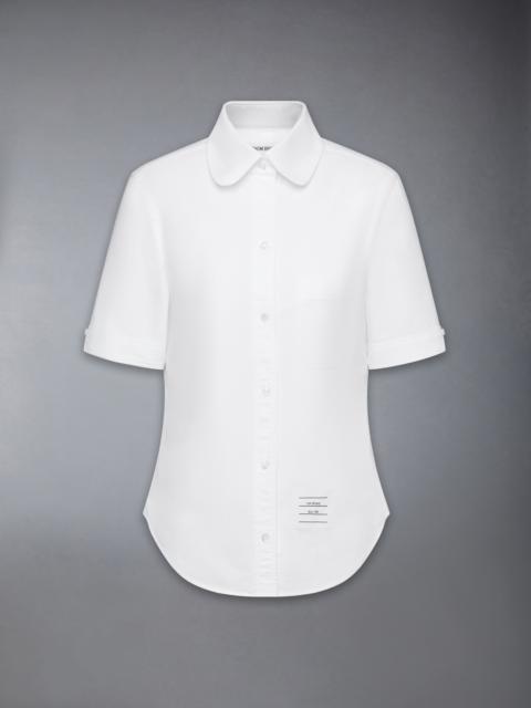 OXFORD ROUND COLLAR SHORT SLEEVE SHIRT