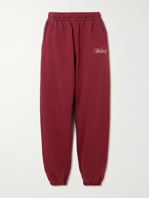 Soho Printed Cotton-jersey Tapered Track Pants