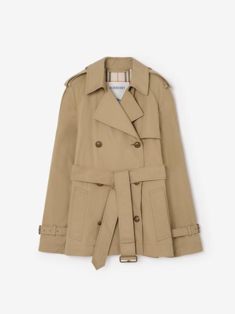 Short Lightweight Cotton Belgravia Trench Coat​