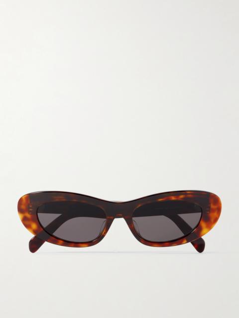 Cat-eye Tortoiseshell Acetate Sunglasses