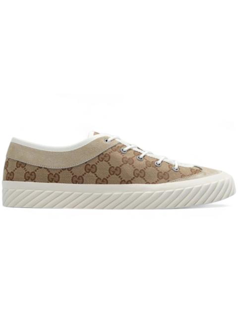 Gucci GG Tortuga Sneaker Beige Ebony Canvas