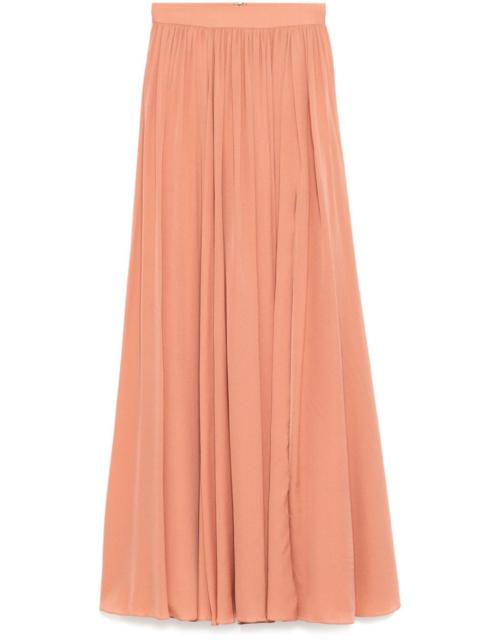 silk maxi skirt