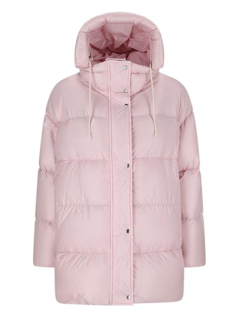 hooded down jacket