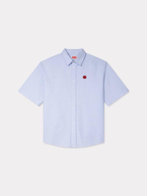 'Boke Flower' embroidered casual shirt