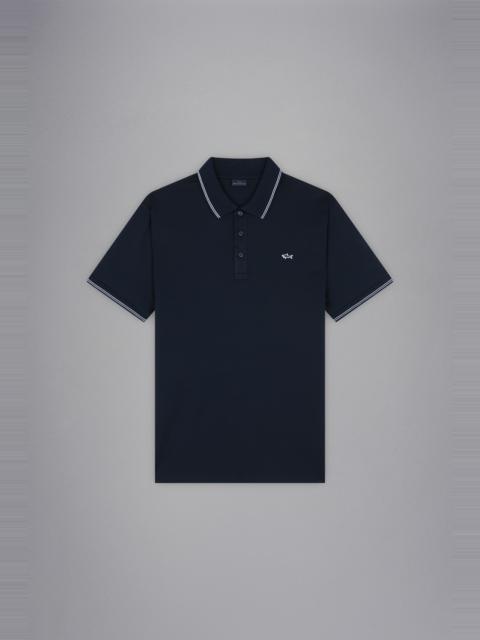 PIQUÉ COTTON POLO SHIRT