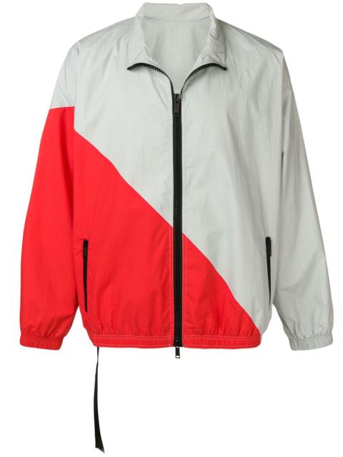 contrasting panels windbreaker