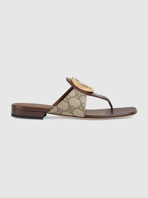 Womens Gucci Blondie thong sandal