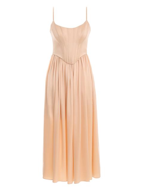 SILK CORSET DRESS