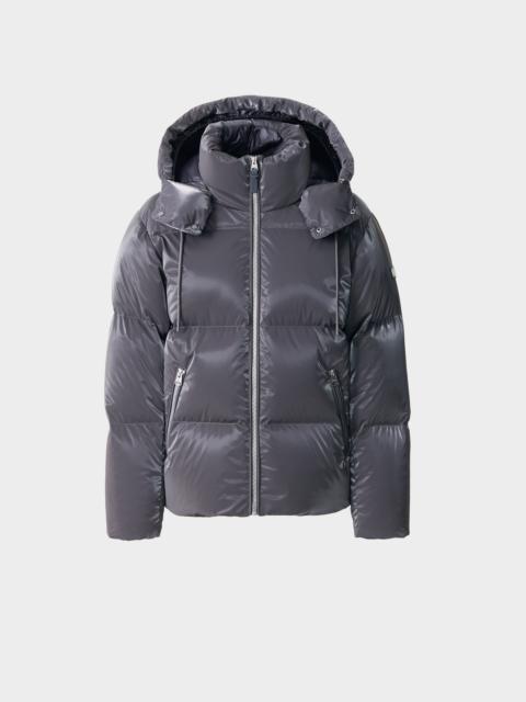 KENT-GLO High-Gloss Hooded Down Jacket