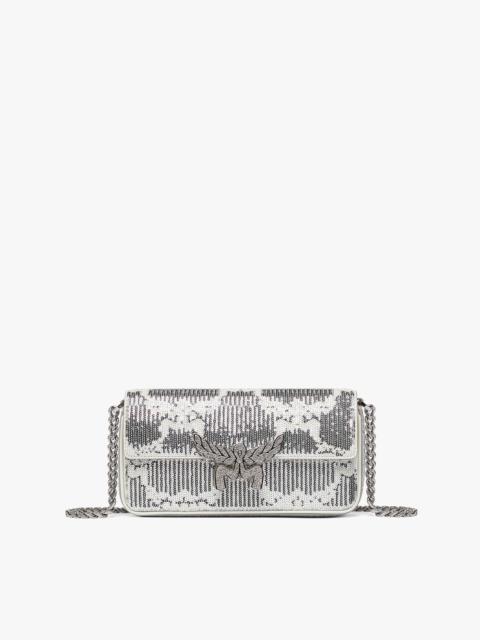 Himmel Shoulder Bag in Sequin Monogram Leather