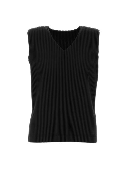 JULY AW25 BASIC VEST - BLACK