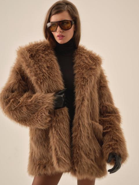 Warm Honey Faux Fur Jacket
