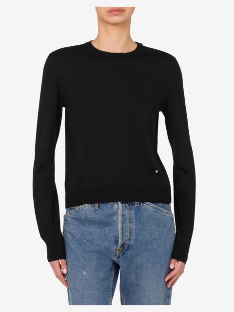 WOOL AND SILK PULLOVER GOLDEN M