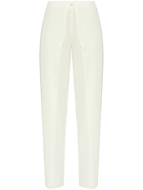 layered-design trousers