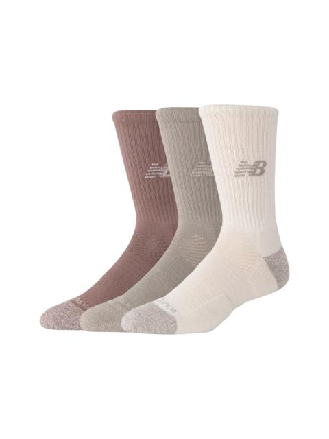 Unisex Active Crew Socks 3 Pack