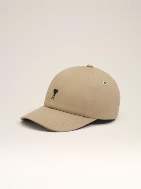 BEIGE COTTON AMI DE COEUR EMBROIDERY CAP
