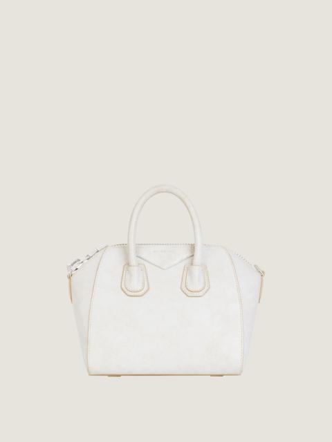 MINI ANTIGONA BAG IN AGED LEATHER