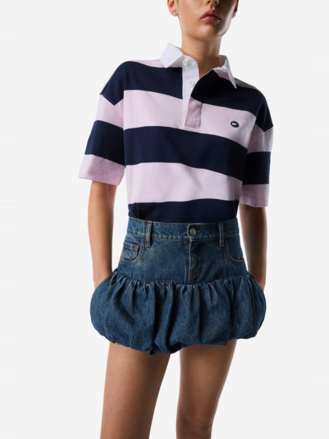 Striped Polo Top