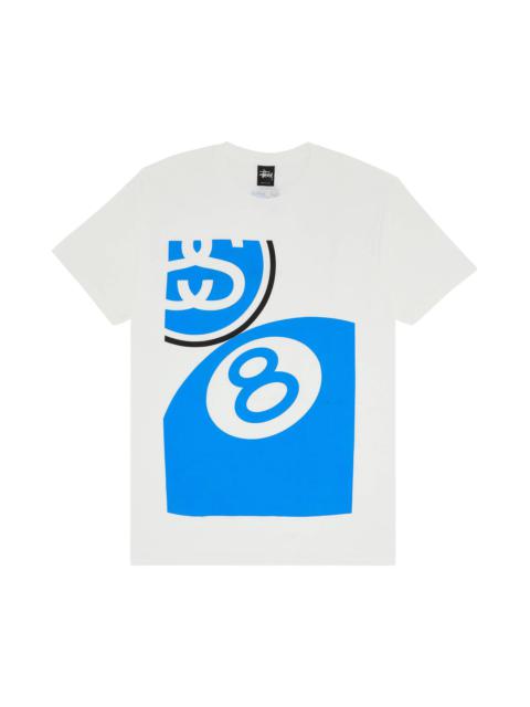 Stussy Big 8 Ball Link Tee 'White'