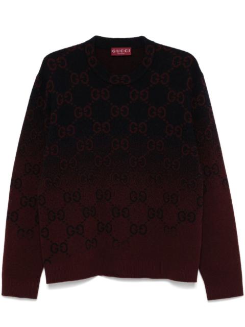 GG degradé-jacquard sweater