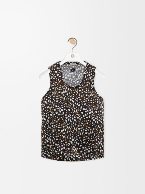 Tank top in viscose