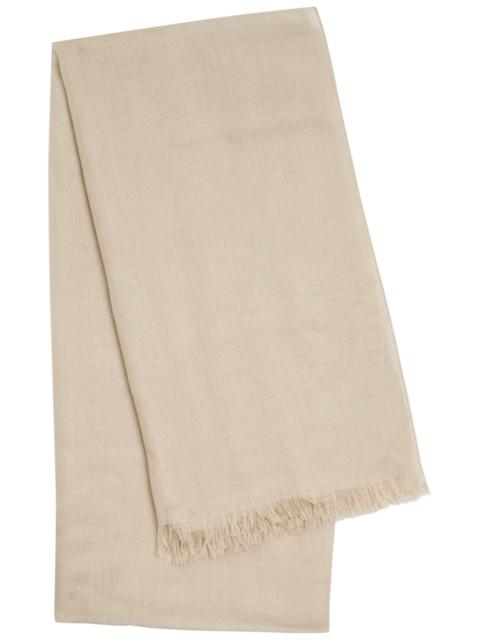 Brunello Cucinelli Cashmere and Silk-blend Scarf