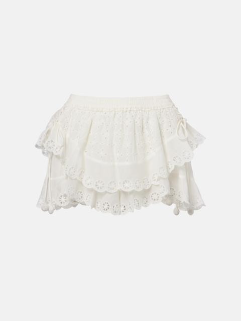 Neis cotton and silk shorts
