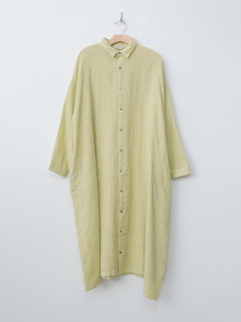 W/C Gingham Dress - Yellow x Gray