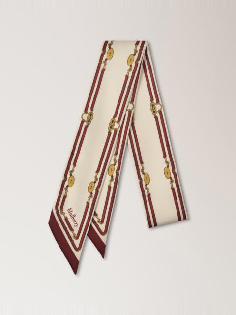 Skinny Scarf - Belted Border
Cream Recycled Polyester