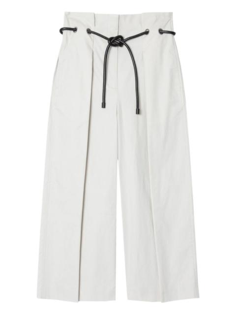 pleated drawstring trousers