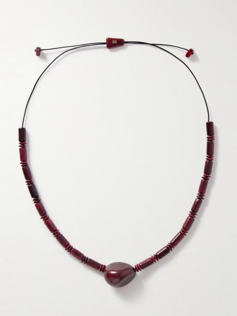 The Choker Tagua And Leather Necklace