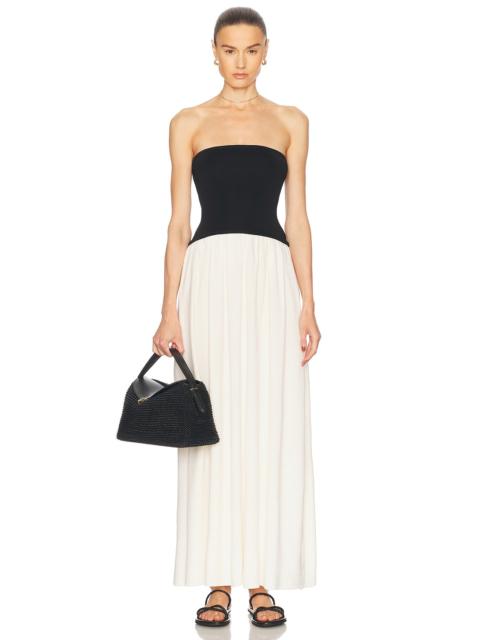 The Strapless Soglio Dress