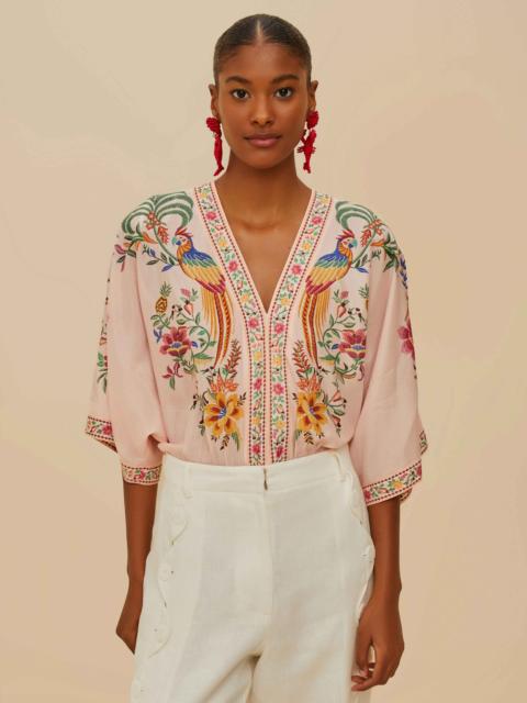 Pink Delicate Forest Bodysuit