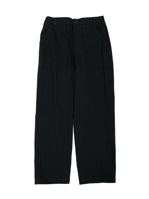 Kvitfjell Relaxed Cotton Wool Herringbone Pant Black
