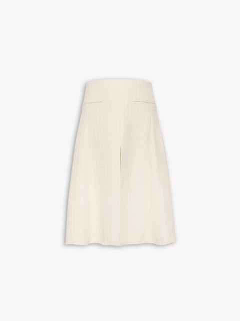 SILK SLIT SKIRT