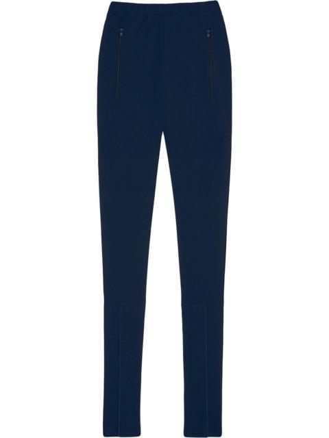 front ankle-zip leggings