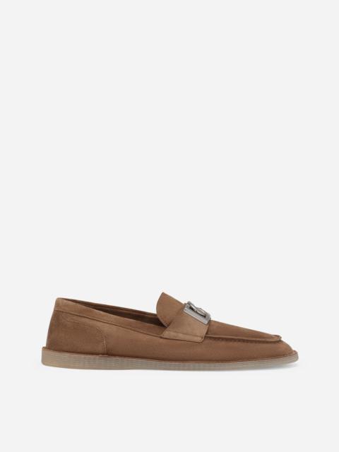 Suede loafers