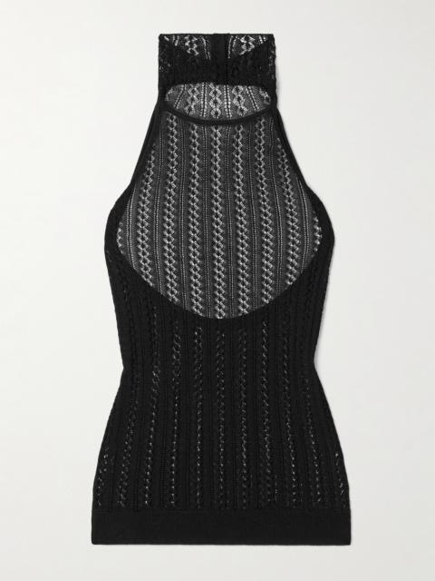 Benedetta Crocheted Halterneck Top