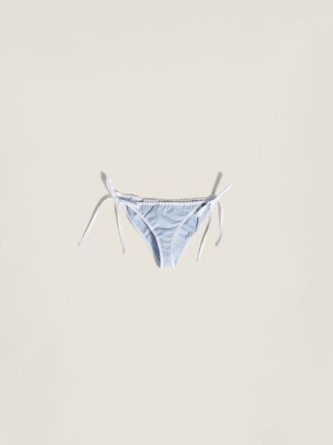 Poplin bikini briefs