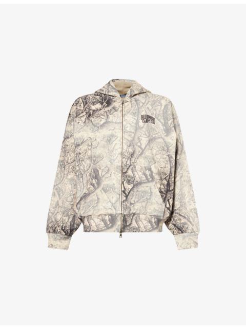 Diamond Graphic-Print Long-Sleeve Cotton hoody