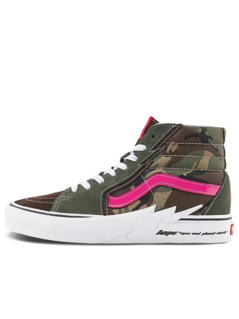 Vans SK8-Hi x AAPE 'Bolt - Green Camo' VN0A5JIVCMA