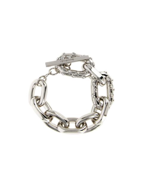 XL Link crystal-embellished chain bracelet