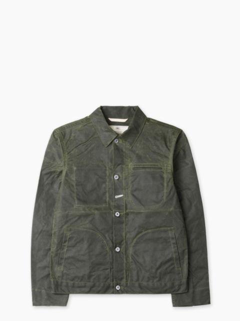 ROGUE TERRITORY SUPPLY JACKET WAXED CANVAS RIDGELINE OLIVE