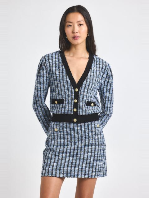 ALIRA STRETCH TWEED MINI SKIRT