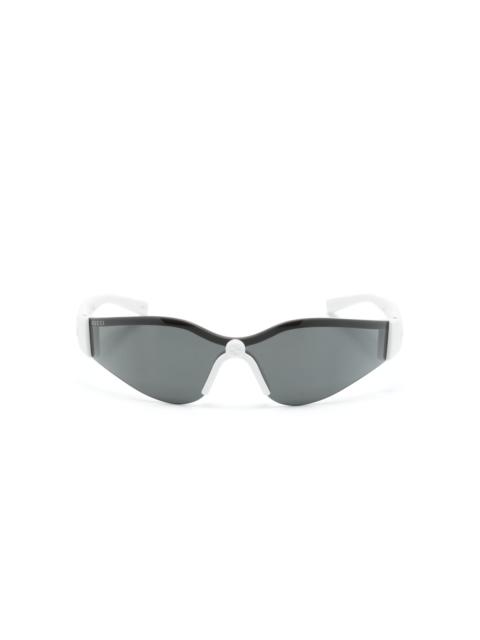Interlocking G shield-frame sunglasses