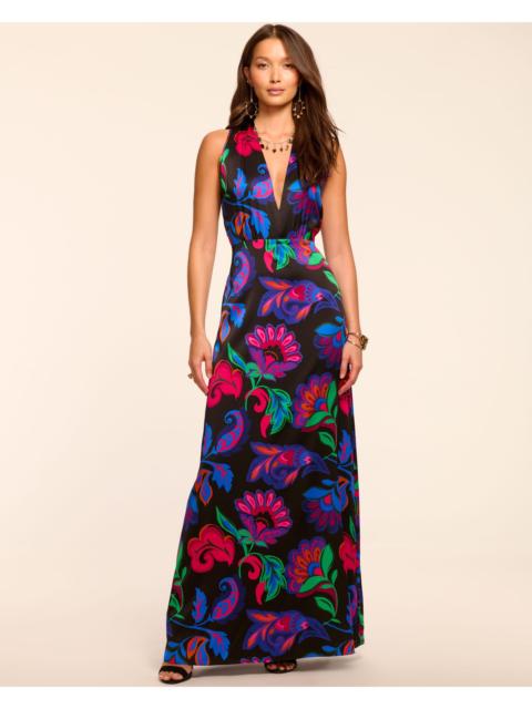 Martin Silk Plunging Gown