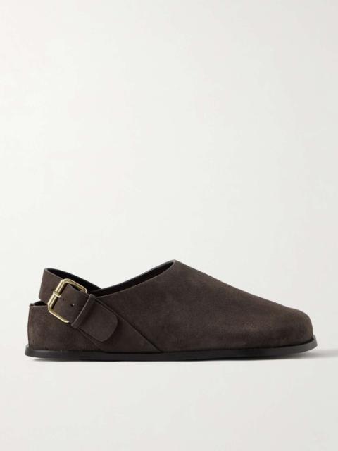 Louis suede clogs Anthracite