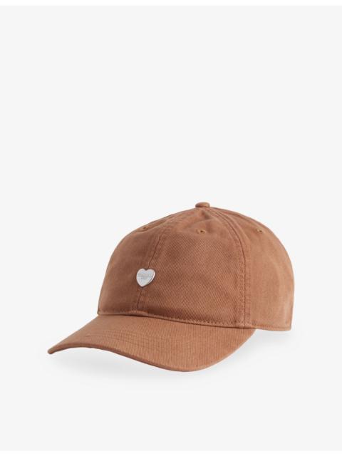 Heart Metal Cotton-Twill Baseball Cap