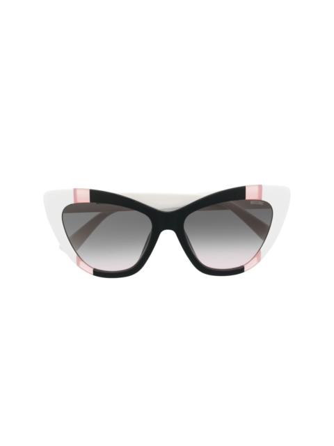 panelled cat-eye sunglasses