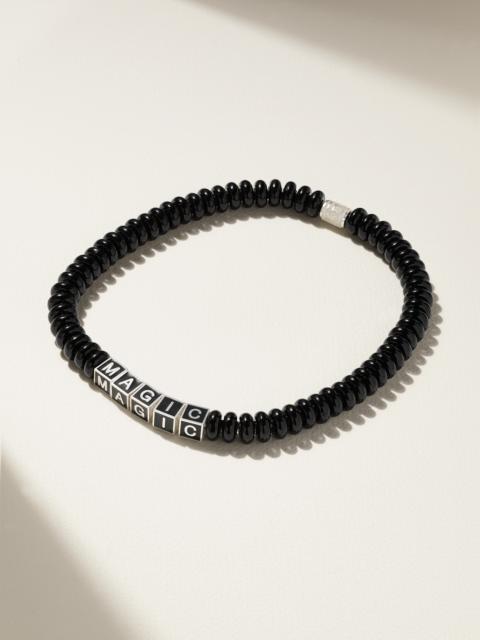 Magic Sterling Silver, Enamel And Bead Necklace